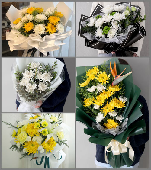 四川成都彭州市升平镇龙吟村白事花束代送